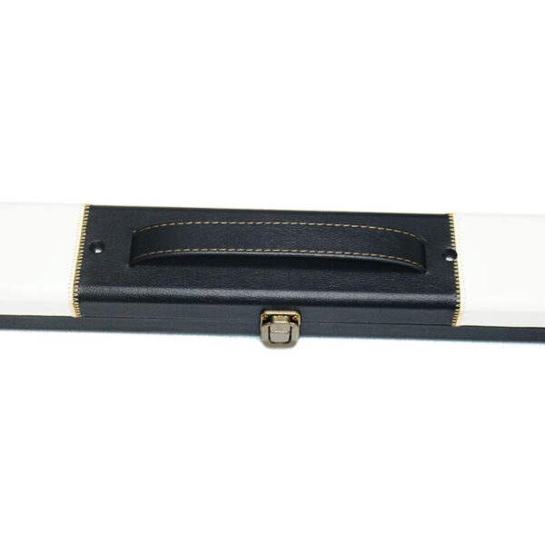 Boitier rigide motifs triangulaires blancs et noirs pour queue de billard 3/4 – Image 5
