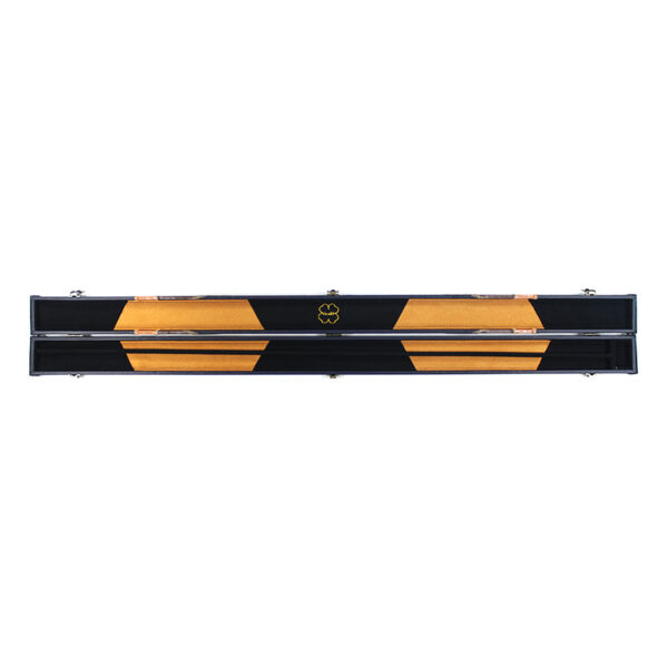 Boitier rigide bleu marine motifs brun et orange pour queue 3/4 – Image 5