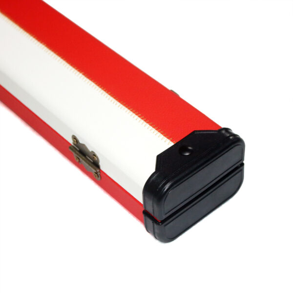 Boitier rigide 2 couleurs, blanc et rouge pour queue de billard 3/4 – Image 2