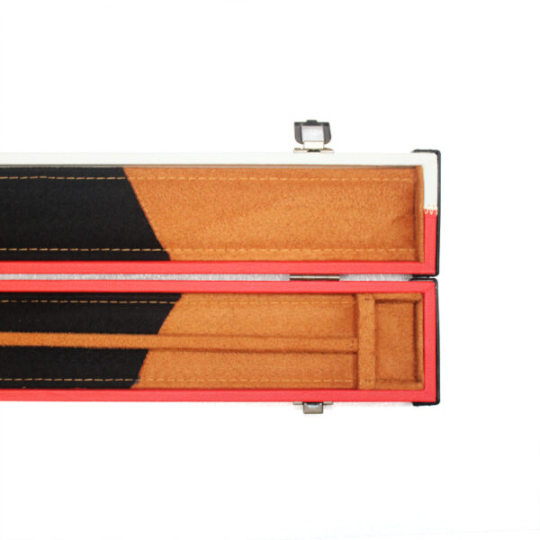 Boitier rigide 2 couleurs, blanc et rouge pour queue de billard 3/4 – Image 11
