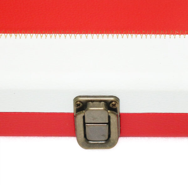 Boitier rigide 2 couleurs, blanc et rouge pour queue de billard 3/4 – Image 12