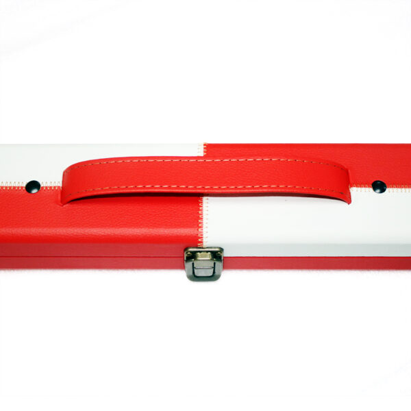 Boitier rigide 2 couleurs, blanc et rouge pour queue de billard 3/4 – Image 14