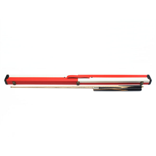 Boitier rigide 2 couleurs, blanc et rouge pour queue de billard 3/4 – Image 4