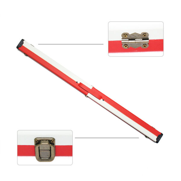 Boitier rigide 2 couleurs, blanc et rouge pour queue de billard 3/4 – Image 7