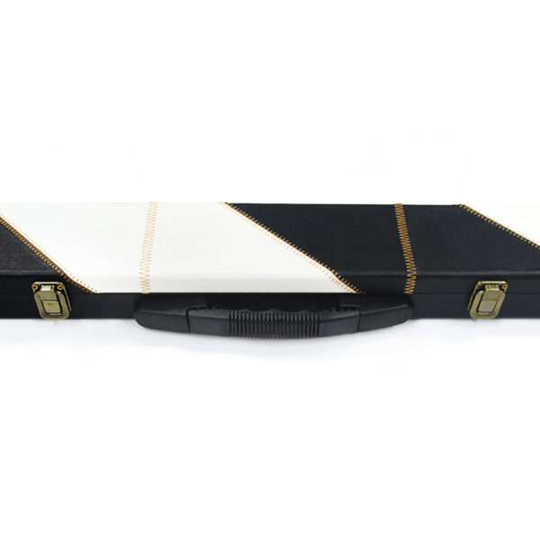 Boitier rigide blanc lignes diagonales pour queue 3/4 – Image 3
