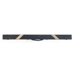 Boitier rigide noir lignes diagonales croisées pour queue 3/4