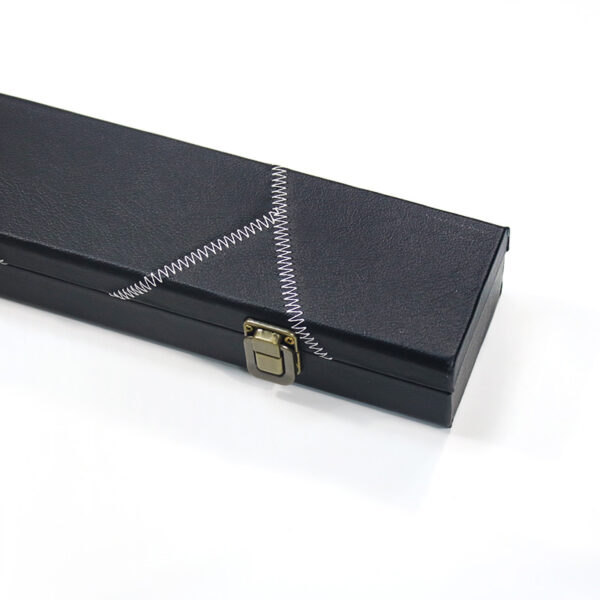 Boitier rigide simili cuir noir pour queue de 3/4 – Image 2