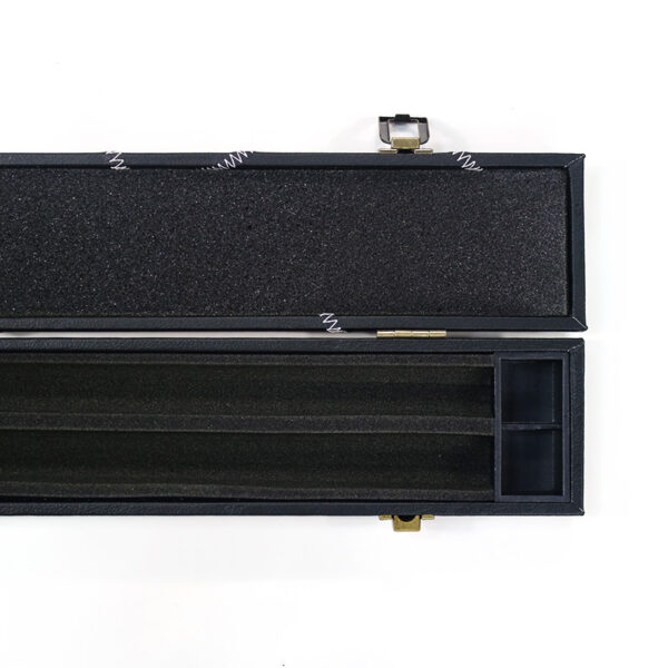 Boitier rigide simili cuir noir pour queue de 3/4 – Image 4