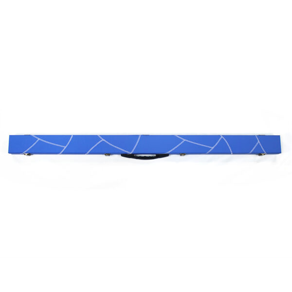 Boitier rigide simili cuir bleu pour queue de 3/4