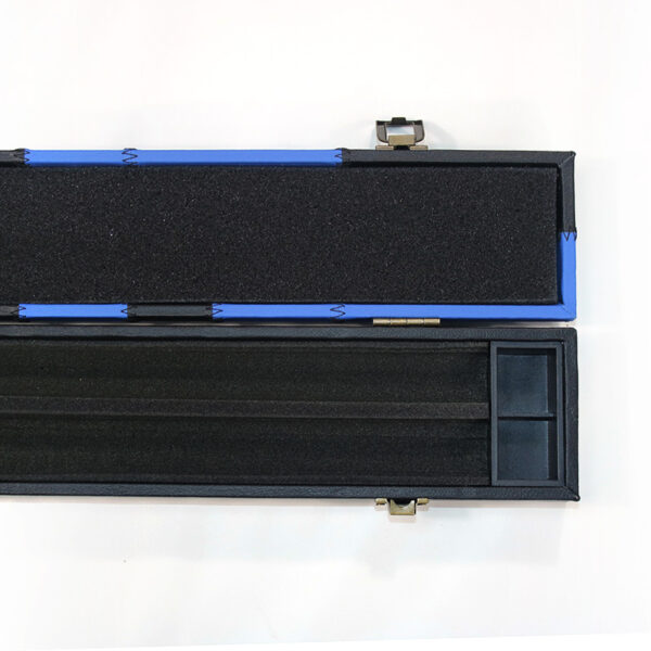 Boitier rigide damier "inversé" bleu et noir pour queue de 3/4 – Image 4