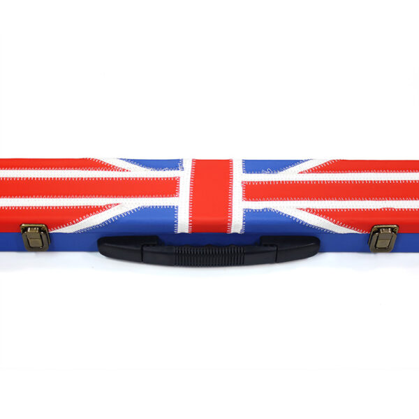 Boitier rigide bleu motif "England Flag" pour queue de 3/4 – Image 3