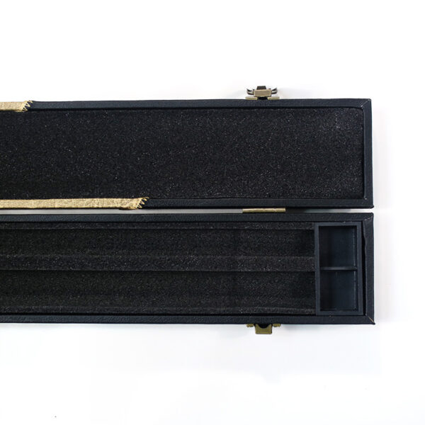Boitier rigide beige lignes diagonales inversées pour queue 3/4 – Image 4
