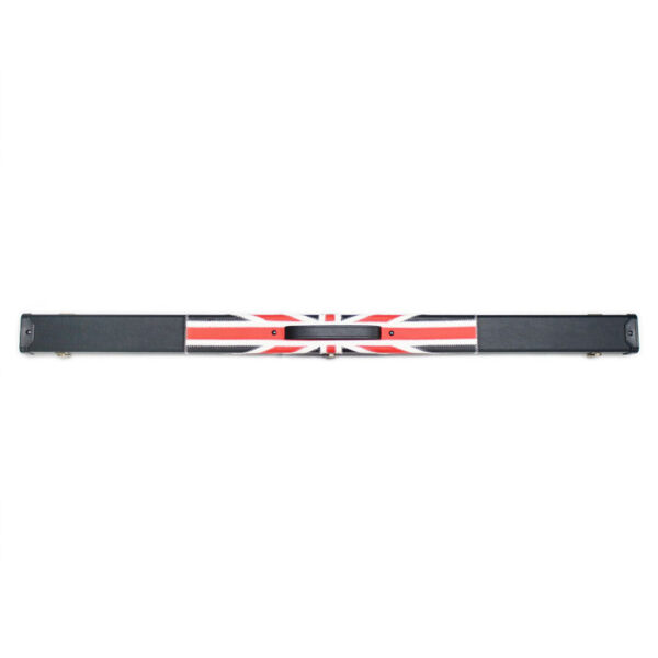 Boitier rigide noir motif "England Flag" pour queue de 3/4 – Image 2