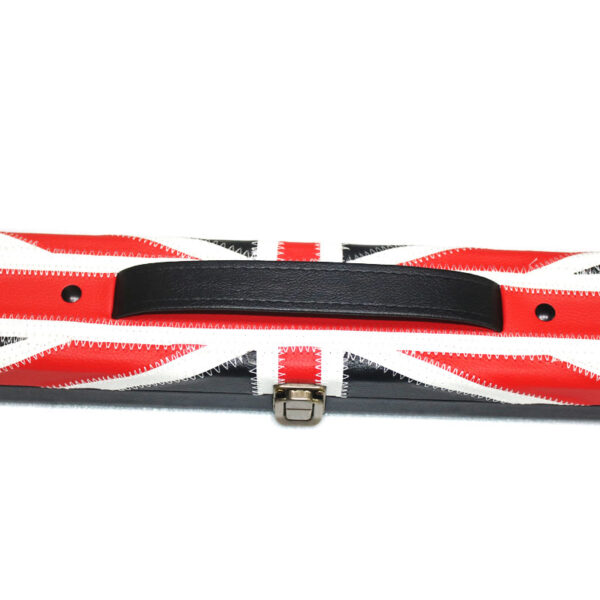 Boitier rigide noir motif "England Flag" pour queue de 3/4 – Image 4