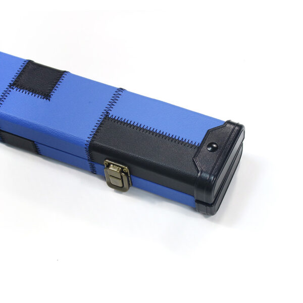 Boitier rigide damier "inversé" bleu et noir pour queue de 3/4 – Image 2