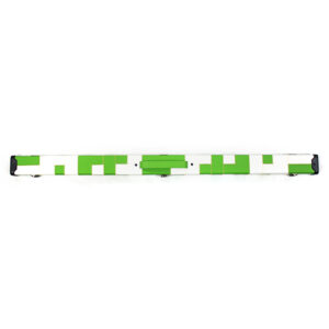 Boitier rigide damier "inversé" vert et blanc pour queue de 3/4