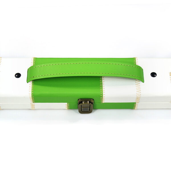 Boitier rigide damier "inversé" vert et blanc pour queue de 3/4 – Image 3