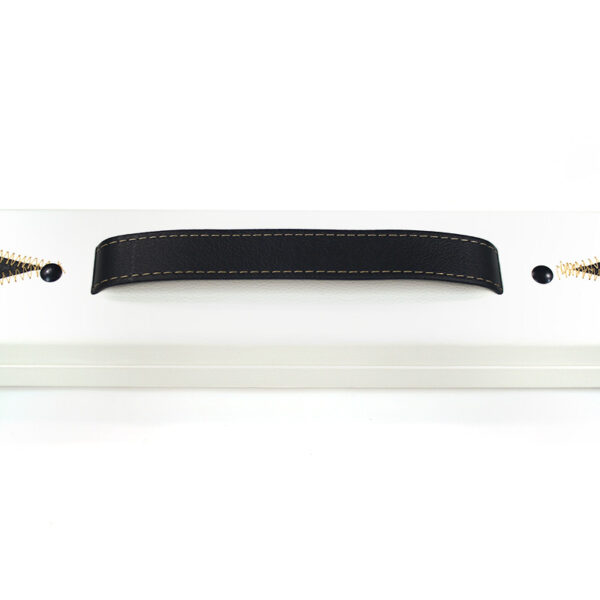 Boitier rigide motif 4 losanges noirs pour queue 1/2 – Image 3