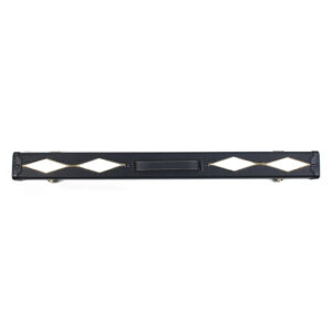 Boitier rigide motif 4 losanges blancs pour queue 1/2