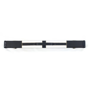 Boitier rigide rectangles blancs et noirs pour queue de 1/2