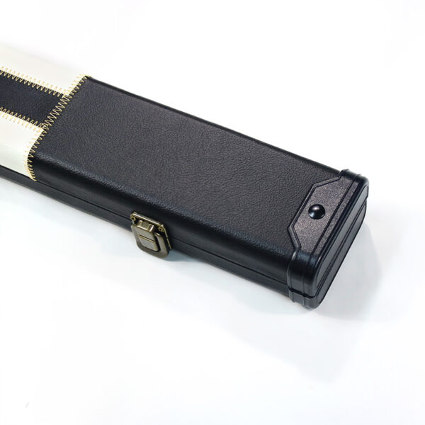 Boitier rigide rectangles blancs et noirs pour queue de 1/2 – Image 2