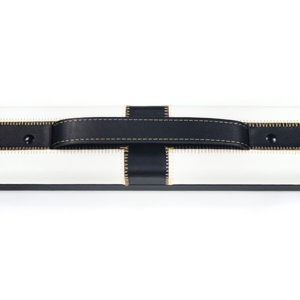 Boitier rigide rectangles blancs et noirs pour queue de 1/2 – Image 3