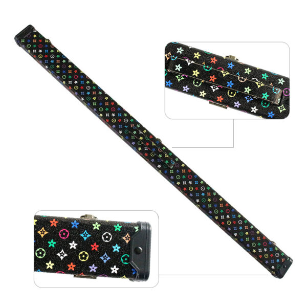 Boitier rigide motif "Louis Vuitton" coloré pour queue de billard 3/4 – Image 5