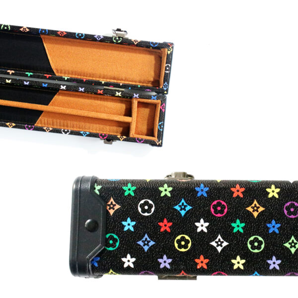 Boitier rigide motif "Louis Vuitton" coloré pour queue de billard 3/4 – Image 4