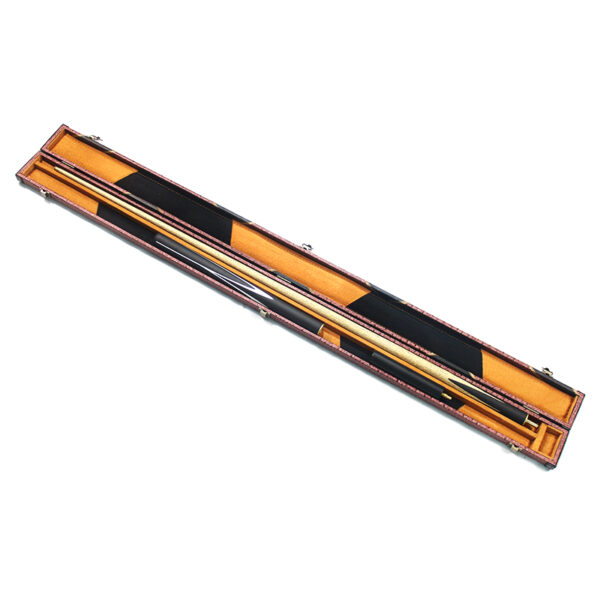 Boitier rigide brun lignes noires croisées pour queue 3/4 – Image 4