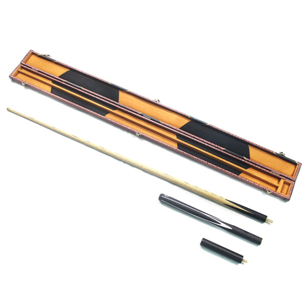 Boitier rigide brun lignes noires croisées pour queue 3/4 – Image 5