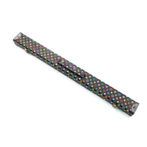 Boitier rigide motif "Louis Vuitton" coloré pour queue de billard 1/2