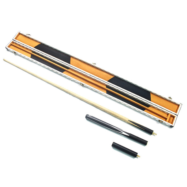 Boitier rigide fin damier gris clair et blanc pour queue de billard 3/4 – Image 4